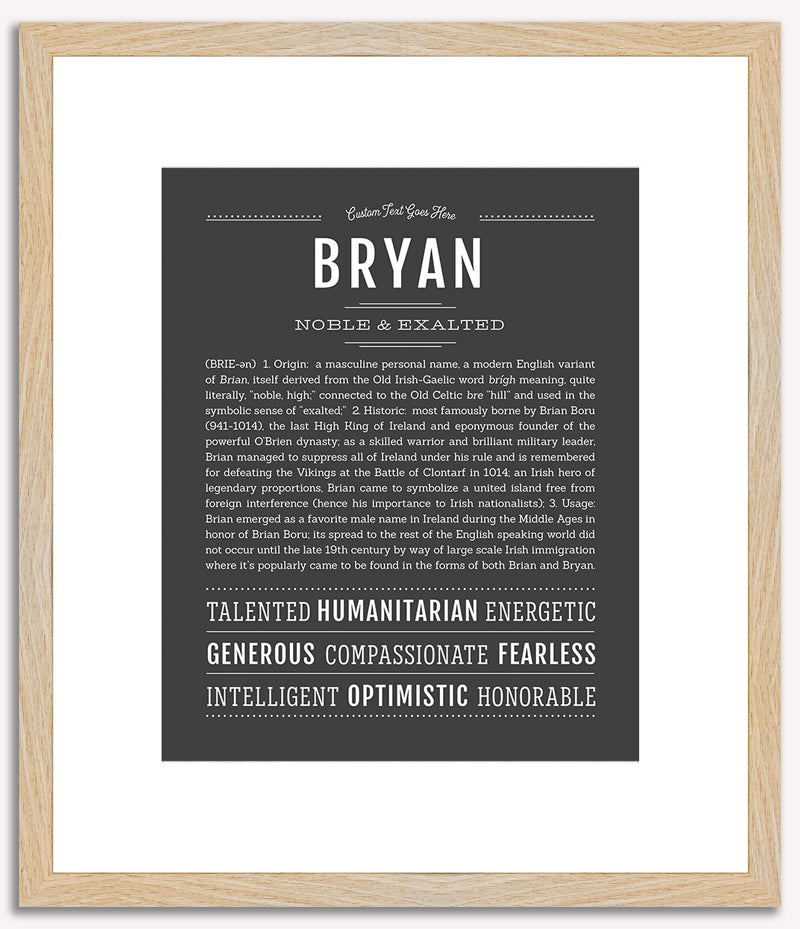 Bryan | Name Art Print