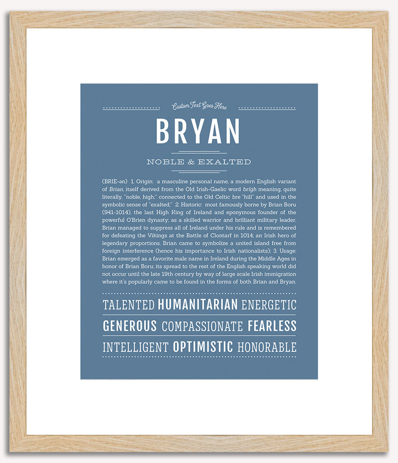 Bryan | Name Art Print