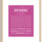 Bryanna | Name Art Print