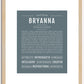 Bryanna | Name Art Print