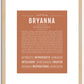 Bryanna | Name Art Print