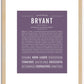 Bryant | Name Art Print