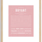 Bryant | Name Art Print