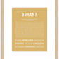 Bryant | Name Art Print