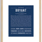 Bryant | Name Art Print