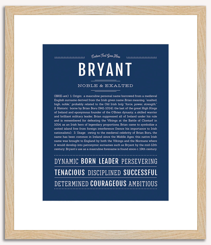 Bryant | Name Art Print