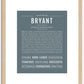 Bryant | Name Art Print