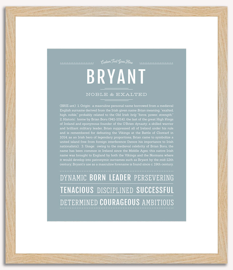 Bryant | Name Art Print