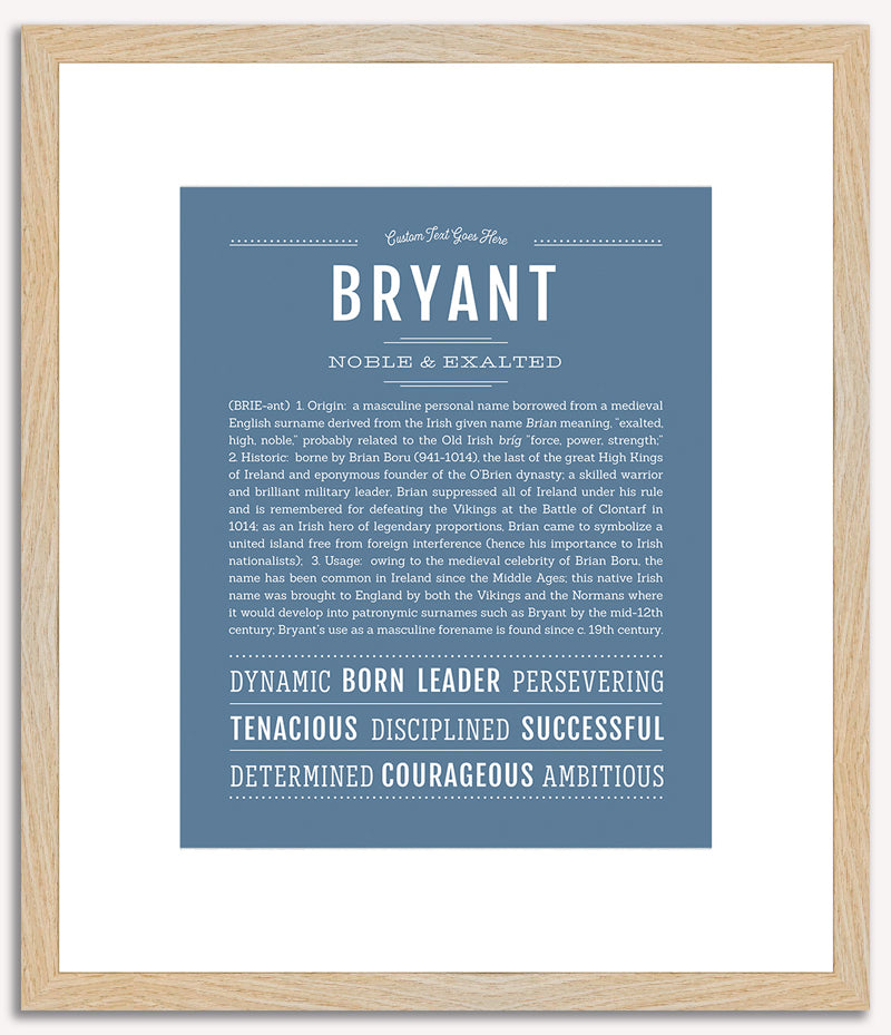 Bryant | Name Art Print