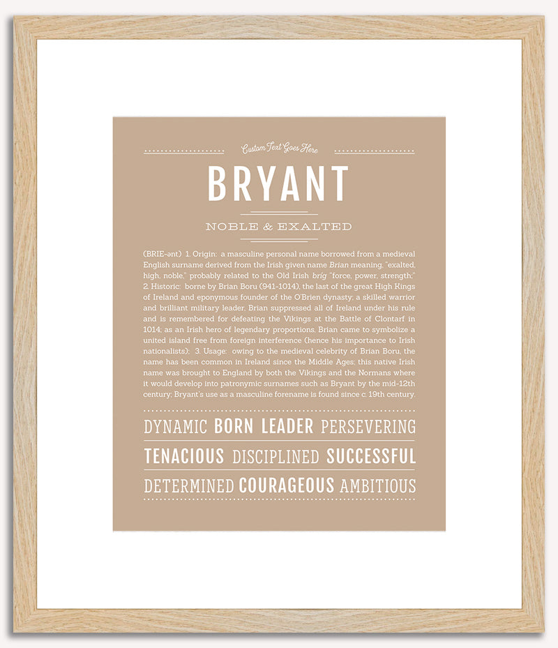 Bryant | Name Art Print