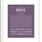 Frame Options | Deep Purple | White Frame, Matted