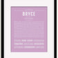 Frame Options | Lilac | Black Frame, Matted