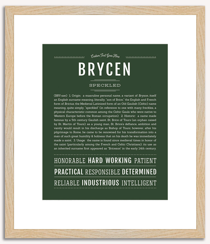 Brycen | Name Art Print