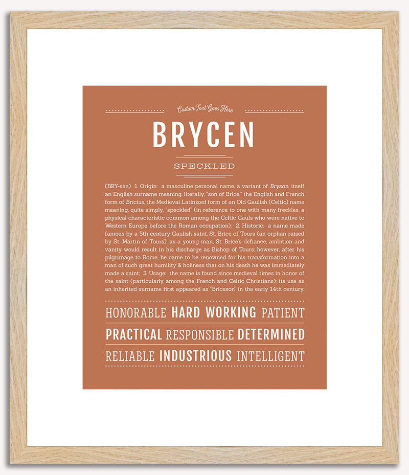 Brycen | Name Art Print