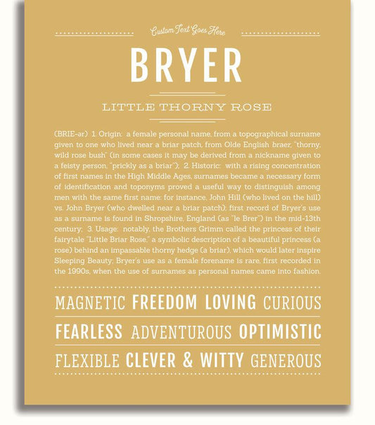 Frame Options | Matte Gold | No Frame