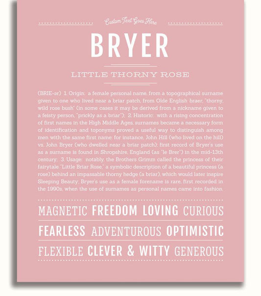 Frame Options | Dusty Rose | No Frame