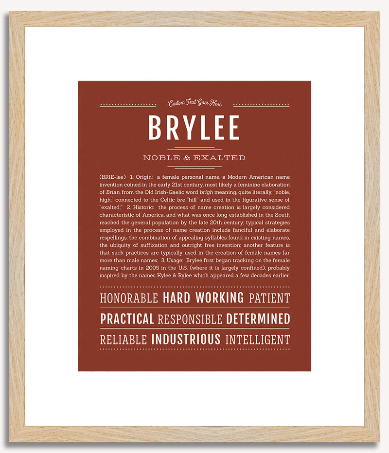 Brylee | Name Art Print