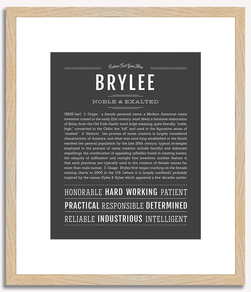 Brylee | Name Art Print