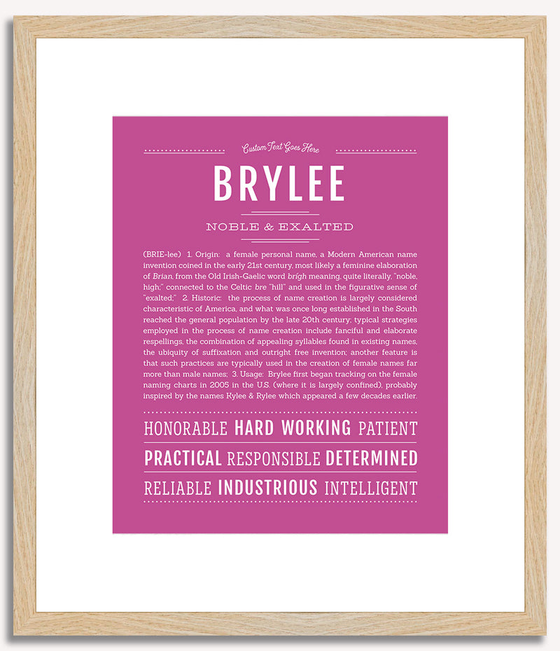 Brylee | Name Art Print