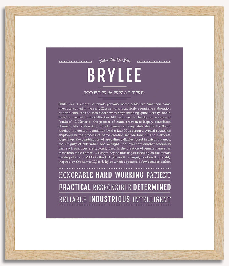 Brylee | Name Art Print