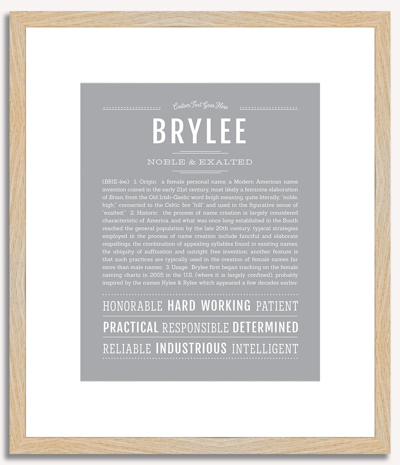 Brylee | Name Art Print