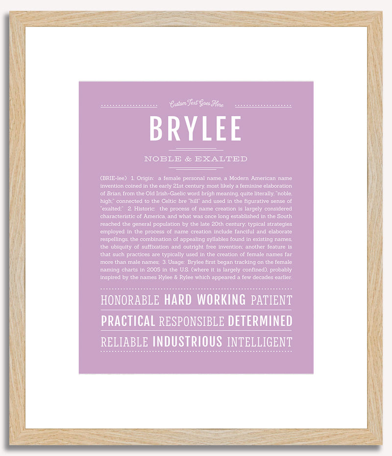 Brylee | Name Art Print