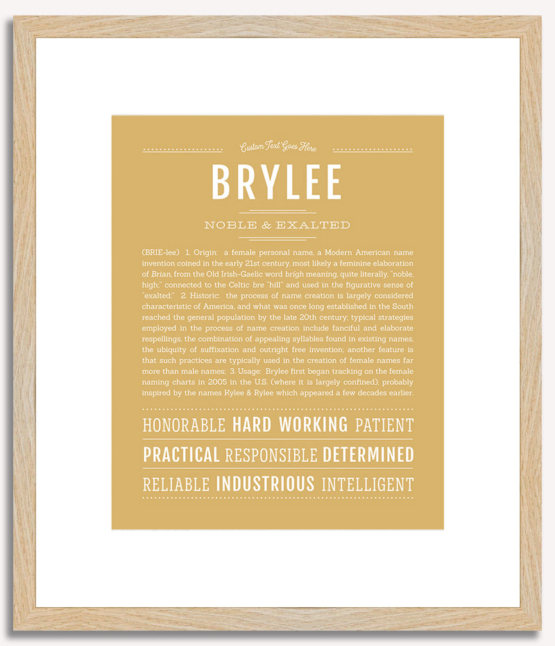 Brylee | Name Art Print