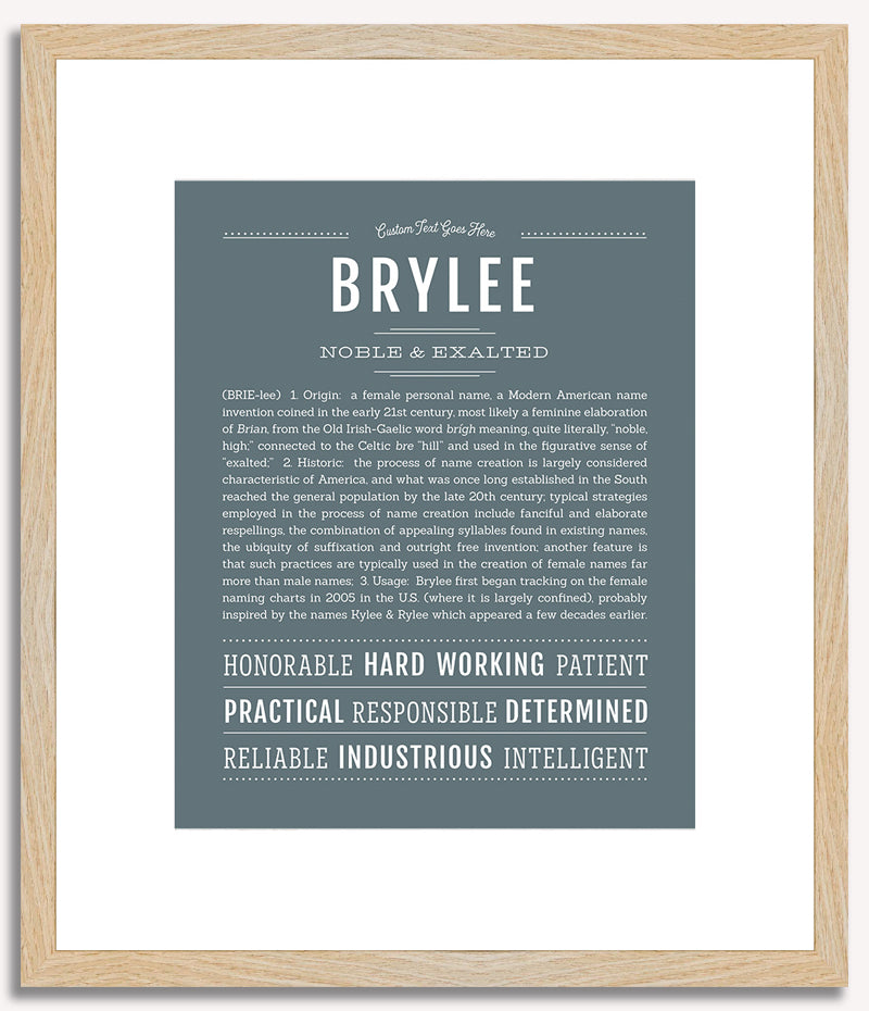 Brylee | Name Art Print