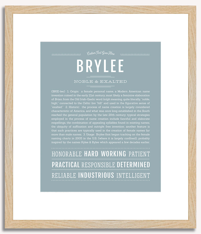 Brylee | Name Art Print