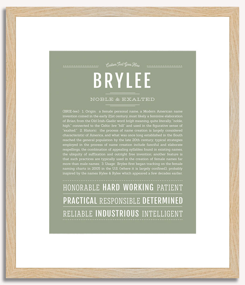 Brylee | Name Art Print