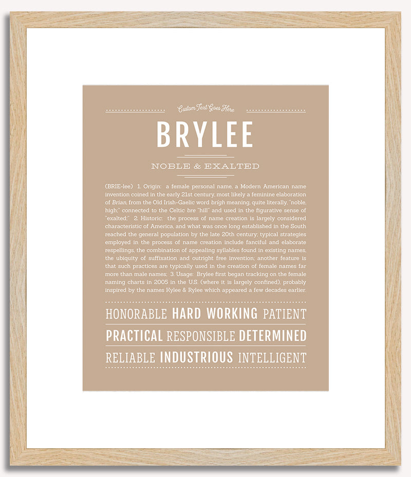 Brylee | Name Art Print