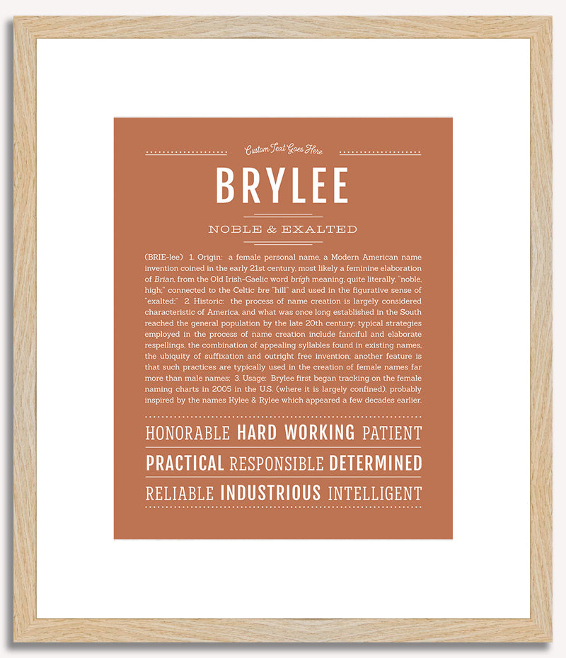 Brylee | Name Art Print