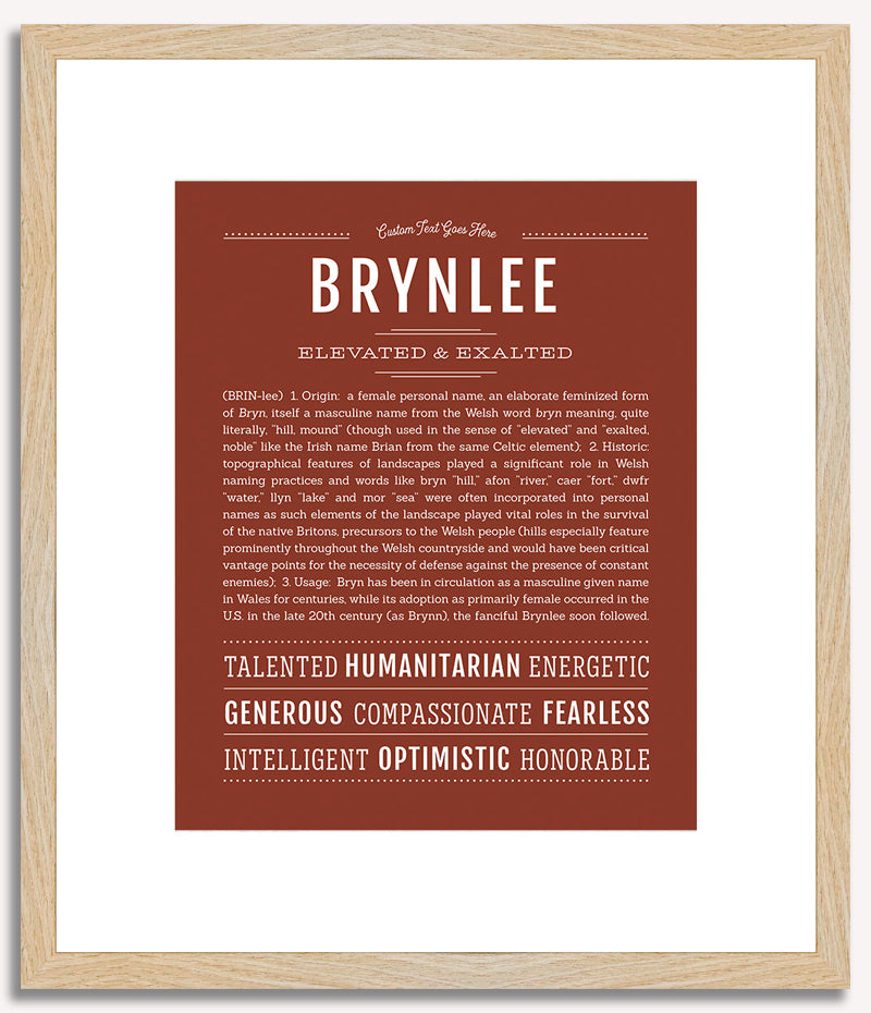 Brynlee | Name Art Print