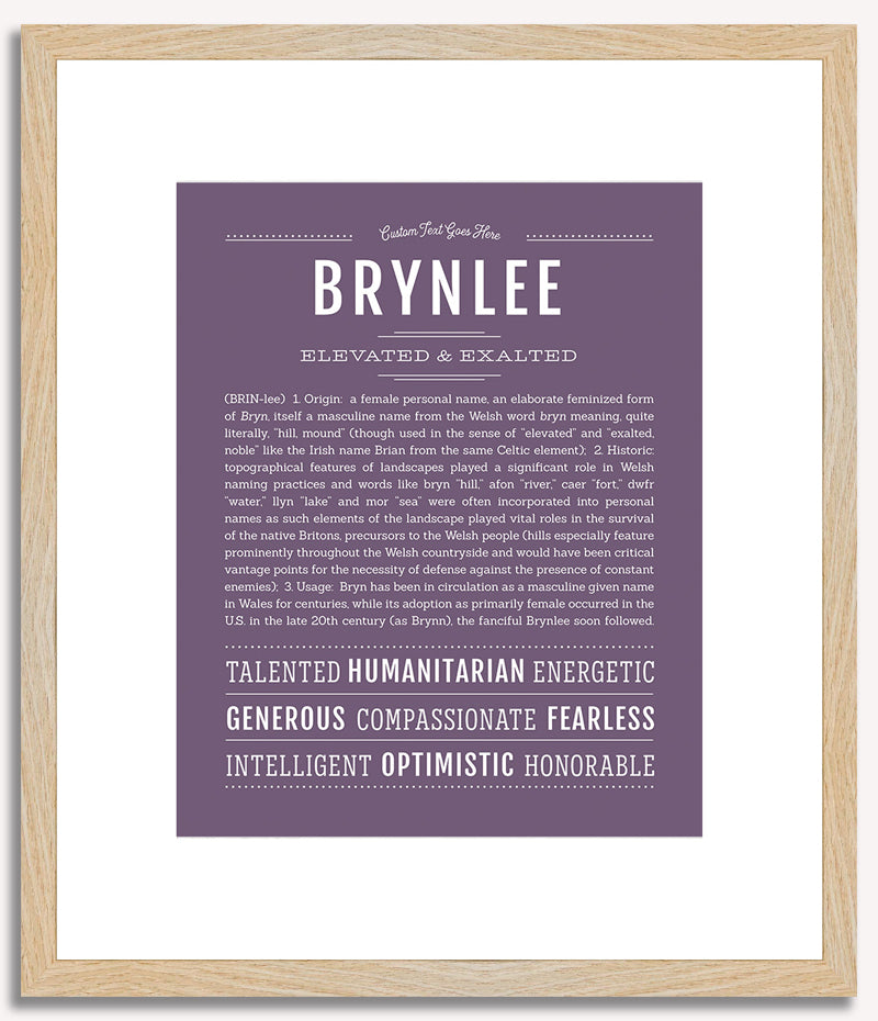 Brynlee | Name Art Print