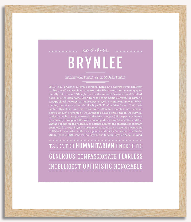 Brynlee | Name Art Print