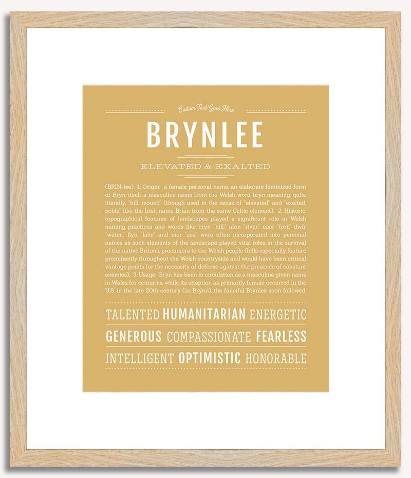 Brynlee | Name Art Print