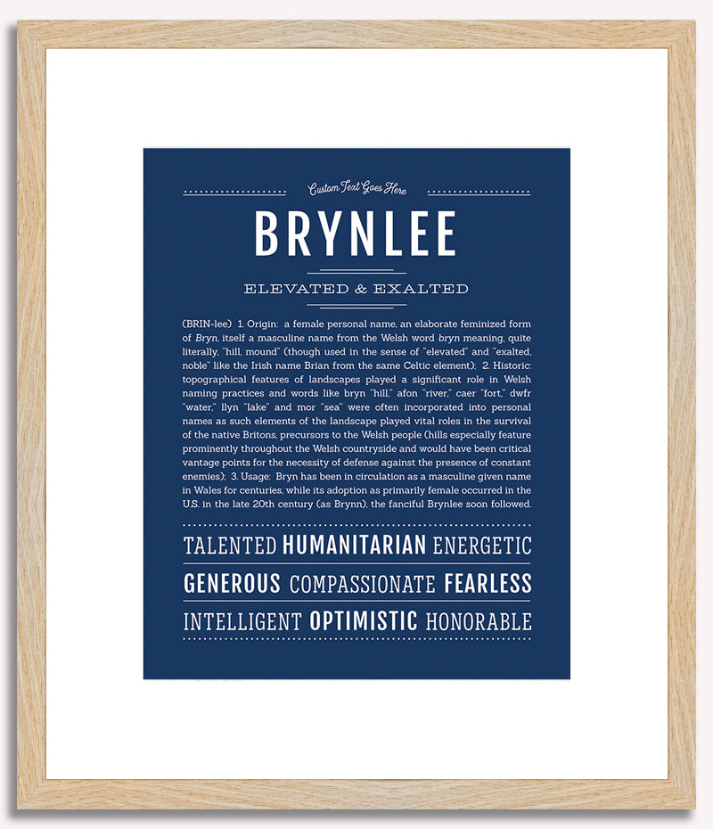 Brynlee | Name Art Print