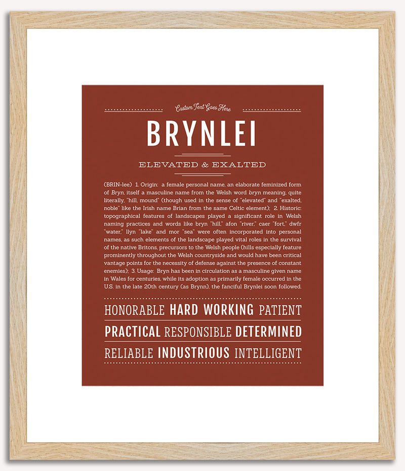 Brynlei | Name Art Print