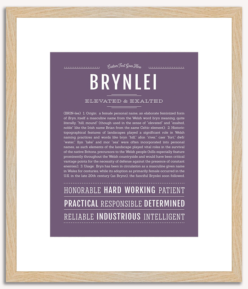 Brynlei | Name Art Print