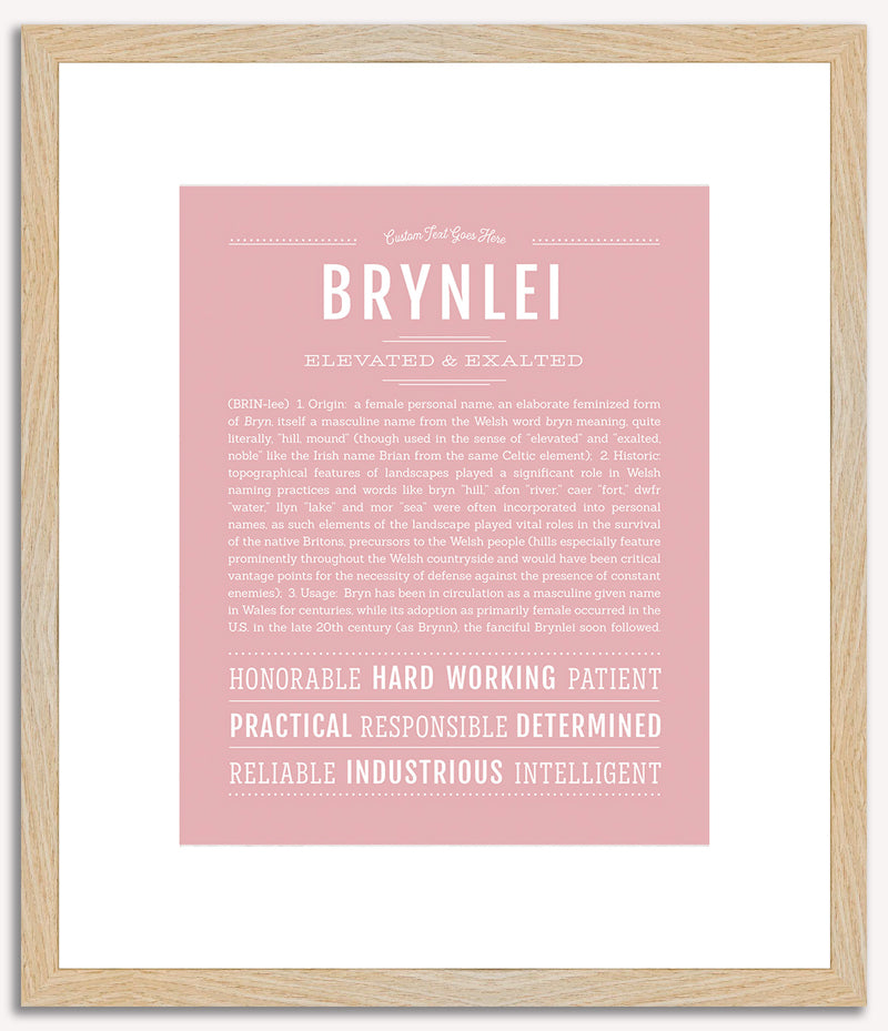 Brynlei | Name Art Print