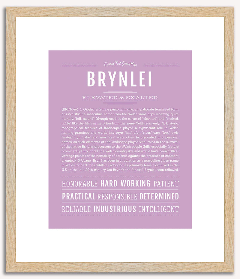 Brynlei | Name Art Print