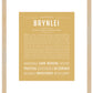 Brynlei | Name Art Print