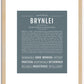 Brynlei | Name Art Print