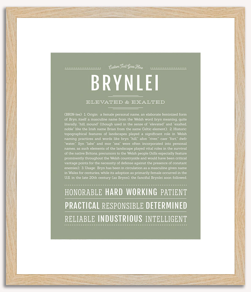 Brynlei | Name Art Print