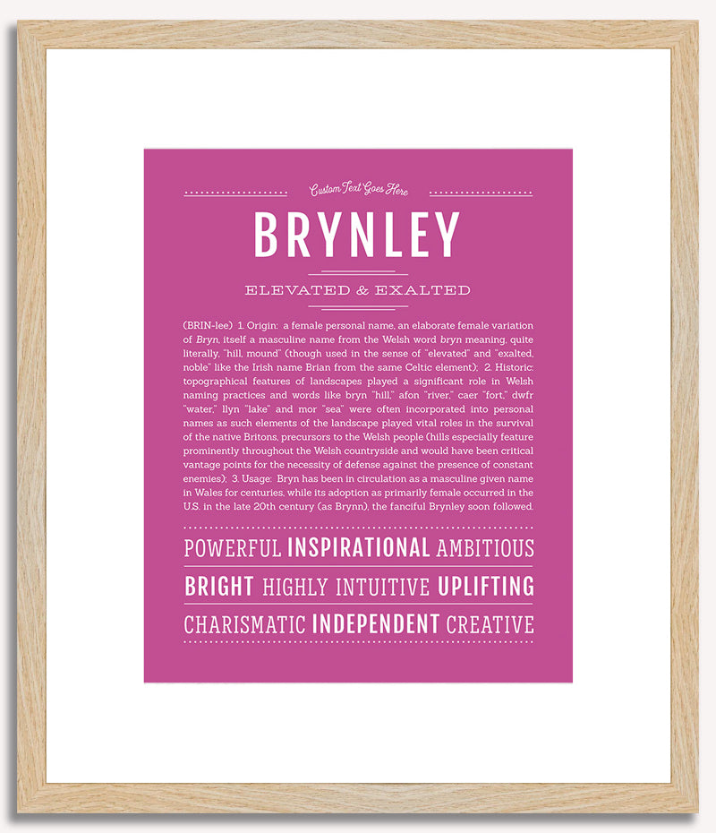 Brynley | Name Art Print