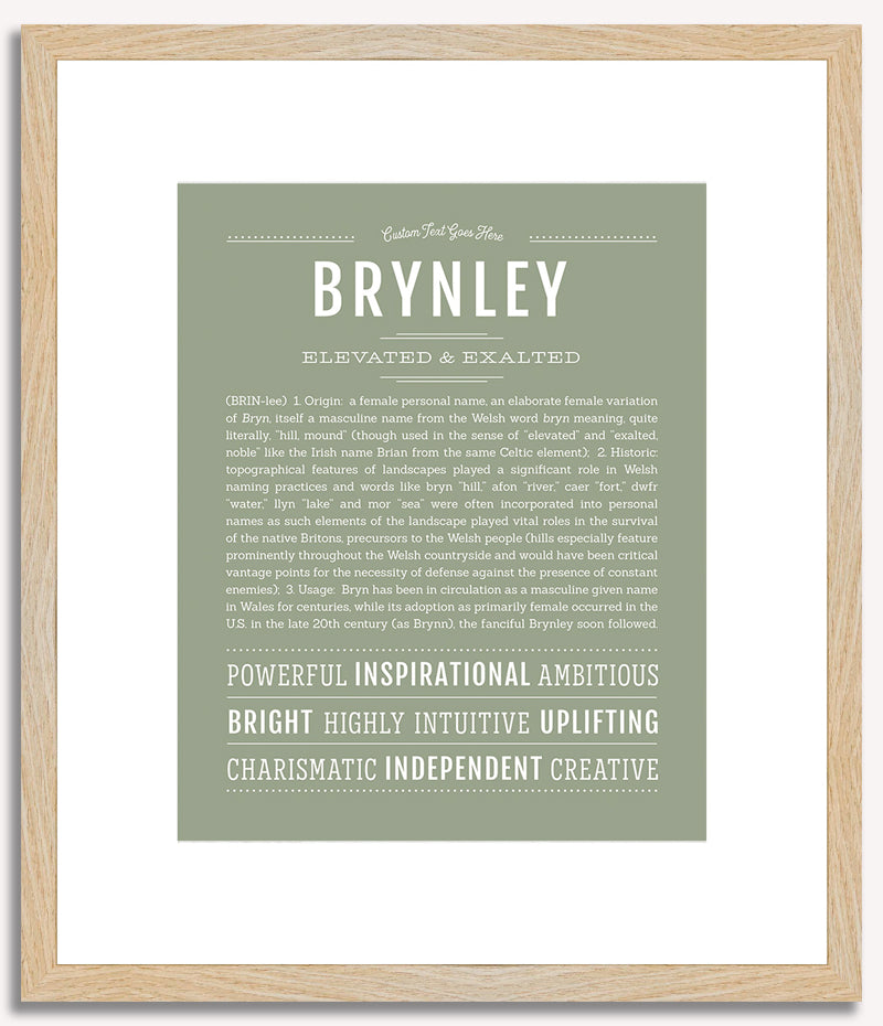 Brynley | Name Art Print