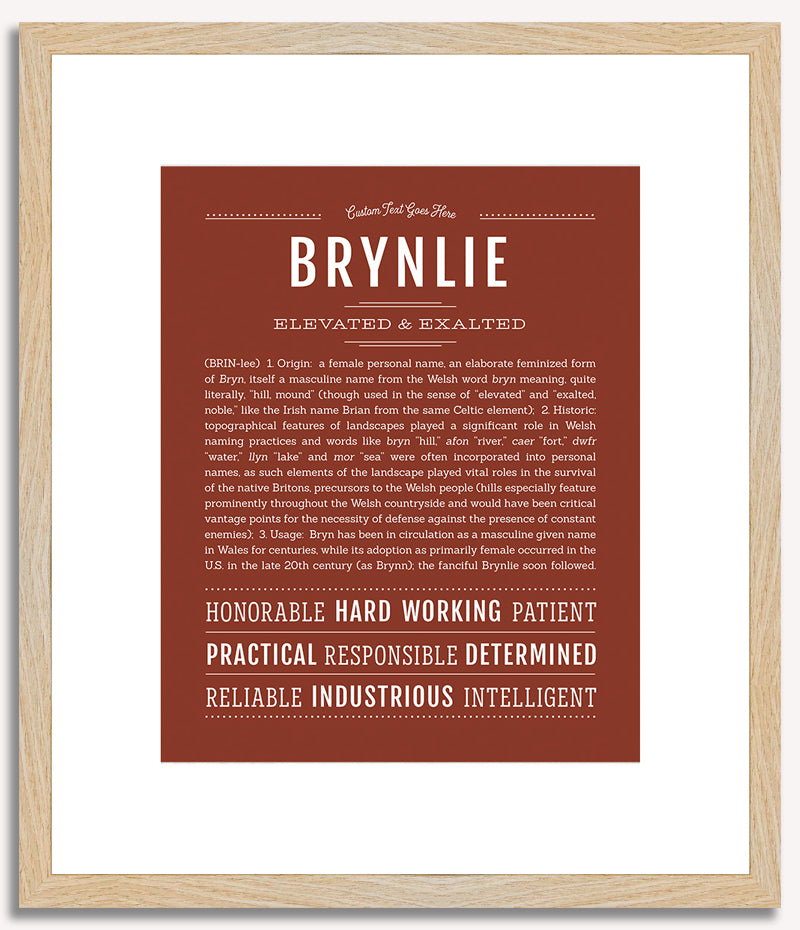 Brynlie | Name Art Print