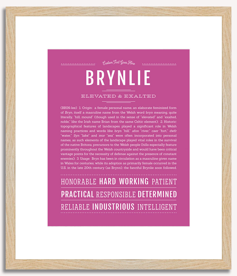 Brynlie | Name Art Print