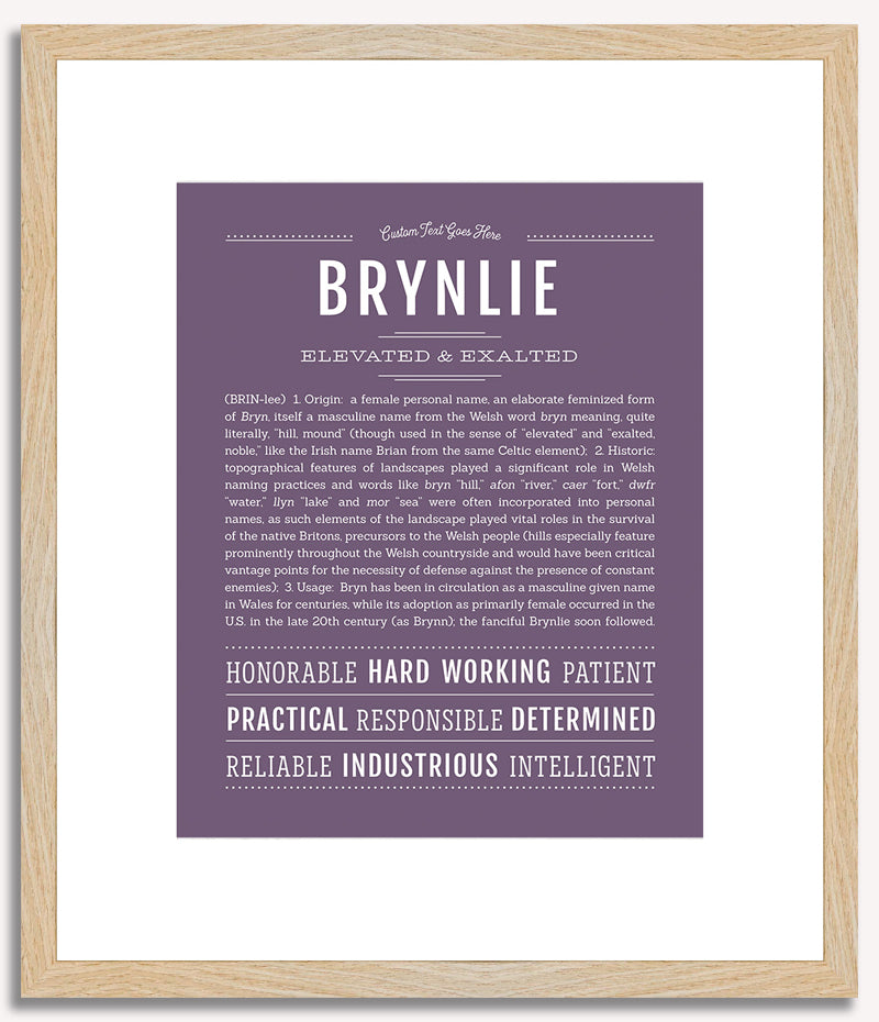 Brynlie | Name Art Print