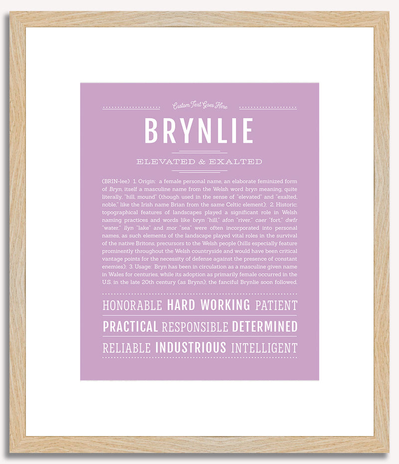 Brynlie | Name Art Print